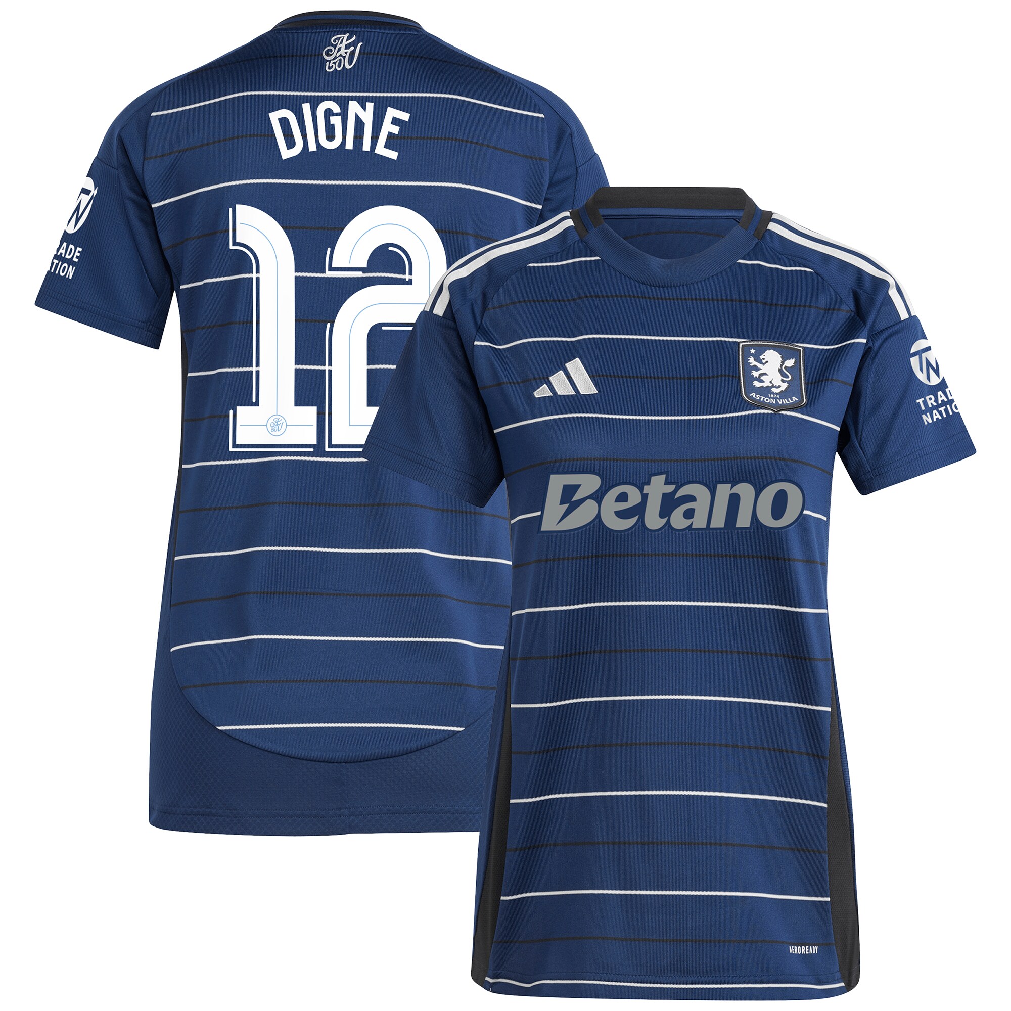 aston villa adidas third shirt 2024-25 – womens with digne 12 cup printing Collection - Official Aston Villa Shirts & Jerseys
