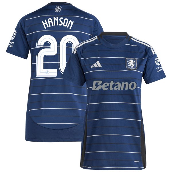 aston villa adidas third shirt 2024-25 – womens with hanson 20 cup printing Collection - Official Aston Villa Shirts & Jerseys