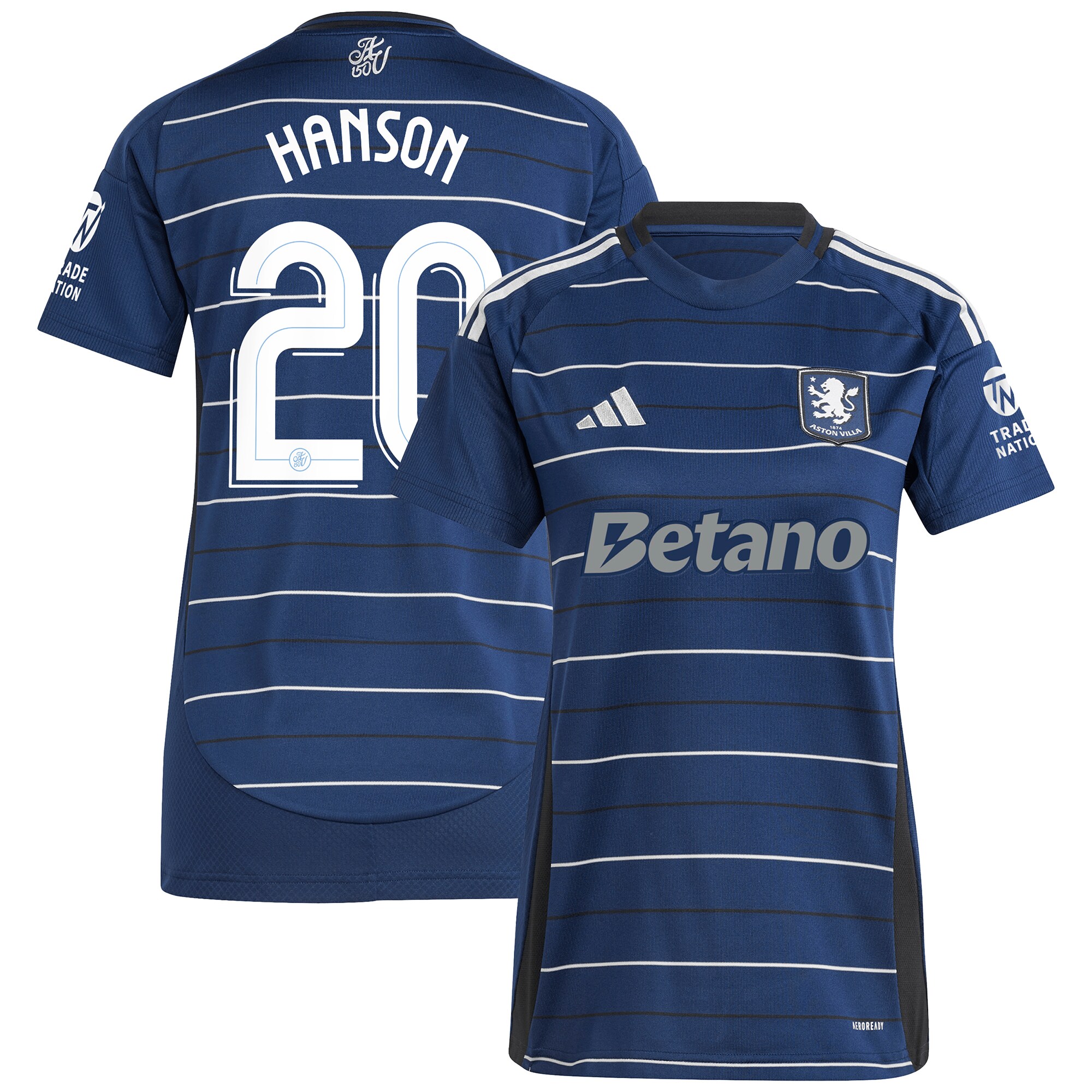 aston villa adidas third shirt 2024-25 – womens with hanson 20 cup printing Collection - Official Aston Villa Shirts & Jerseys