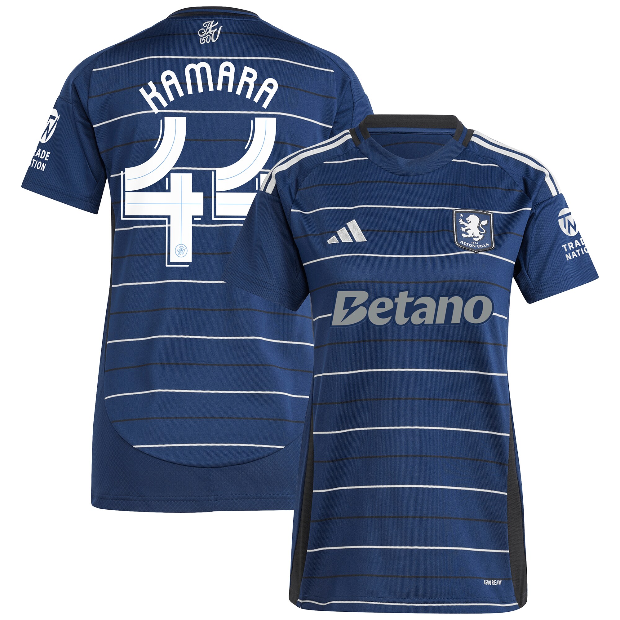 aston villa adidas third shirt 2024-25 – womens with kamara 44 cup printing Collection - Official Aston Villa Shirts & Jerseys