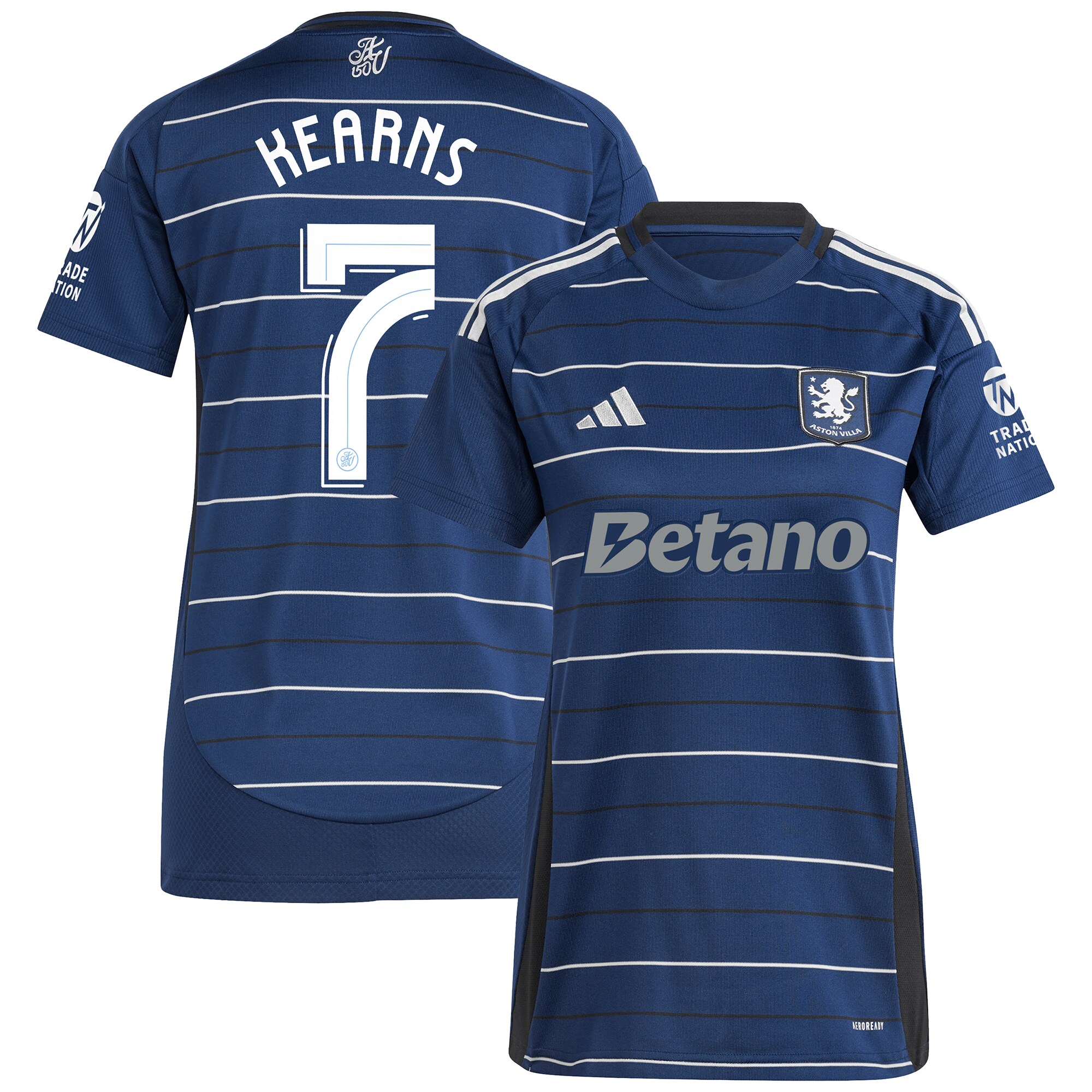 aston villa adidas third shirt 2024-25 – womens with kearns 7 cup printing Collection - Official Aston Villa Shirts & Jerseys