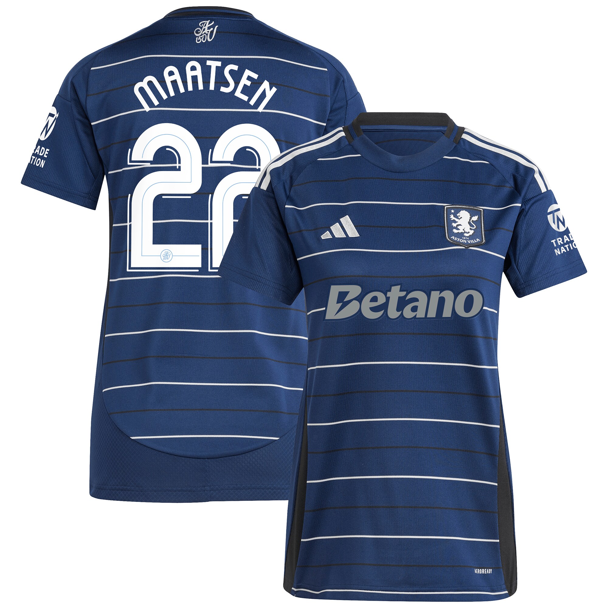 aston villa adidas third shirt 2024-25 – womens with maatsen 22 cup printing Collection - Official Aston Villa Shirts & Jerseys