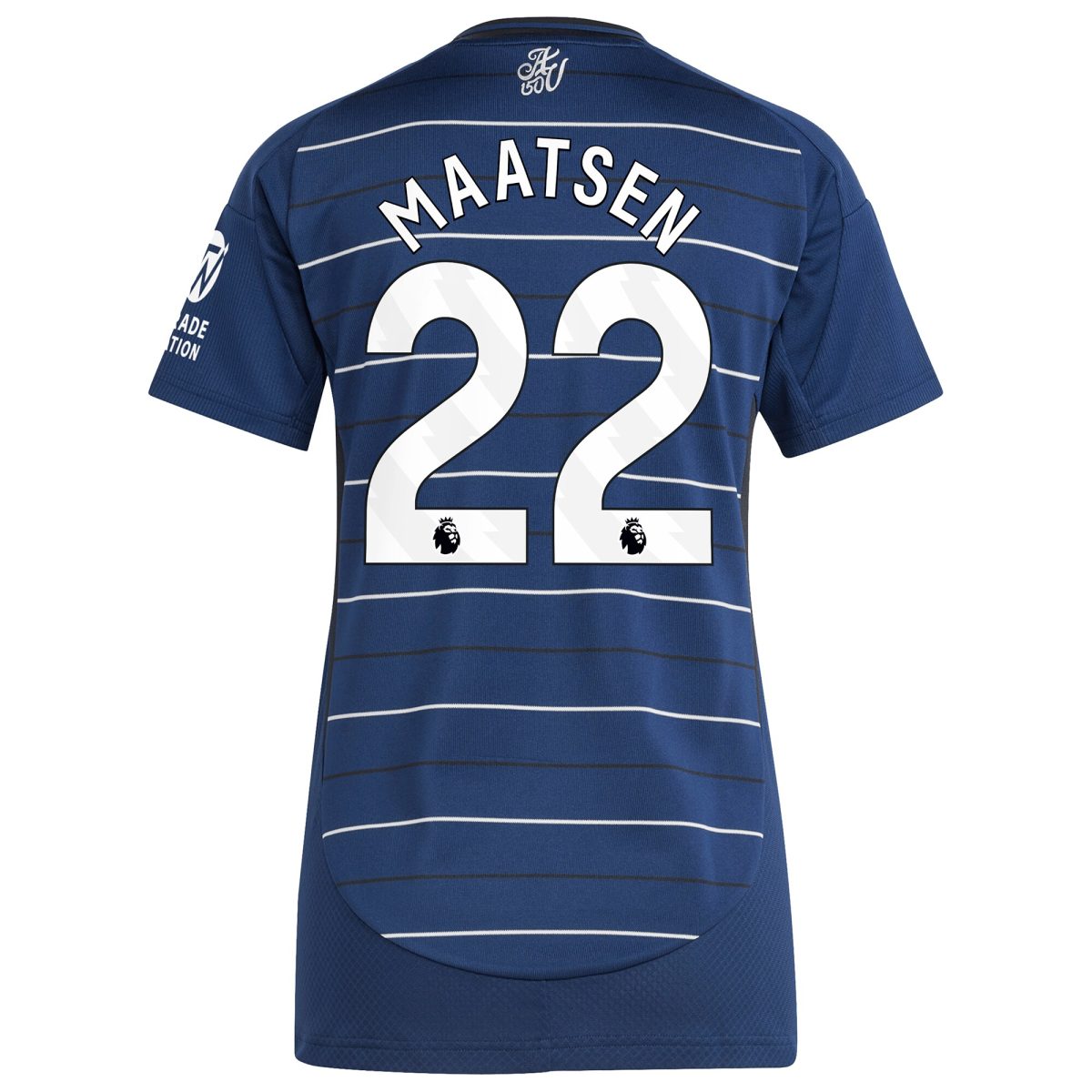 aston villa adidas third shirt 2024-25 – womens with maatsen 22 printing Collection - Official Aston Villa Shirts & Jerseys