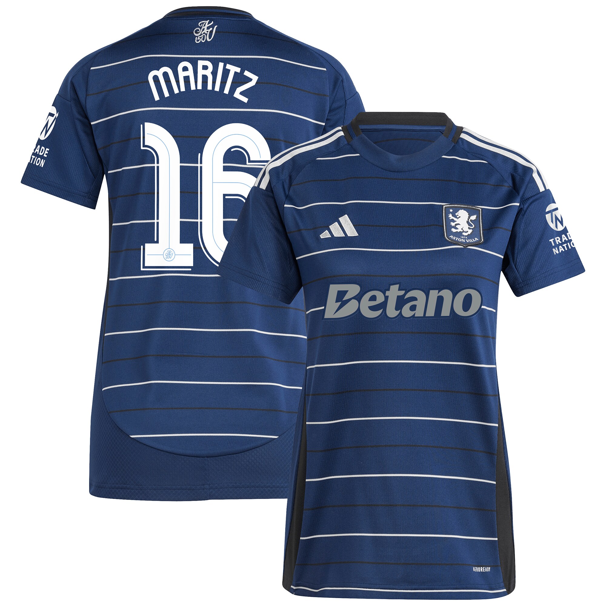aston villa adidas third shirt 2024-25 – womens with maritz 16 cup printing Collection - Official Aston Villa Shirts & Jerseys