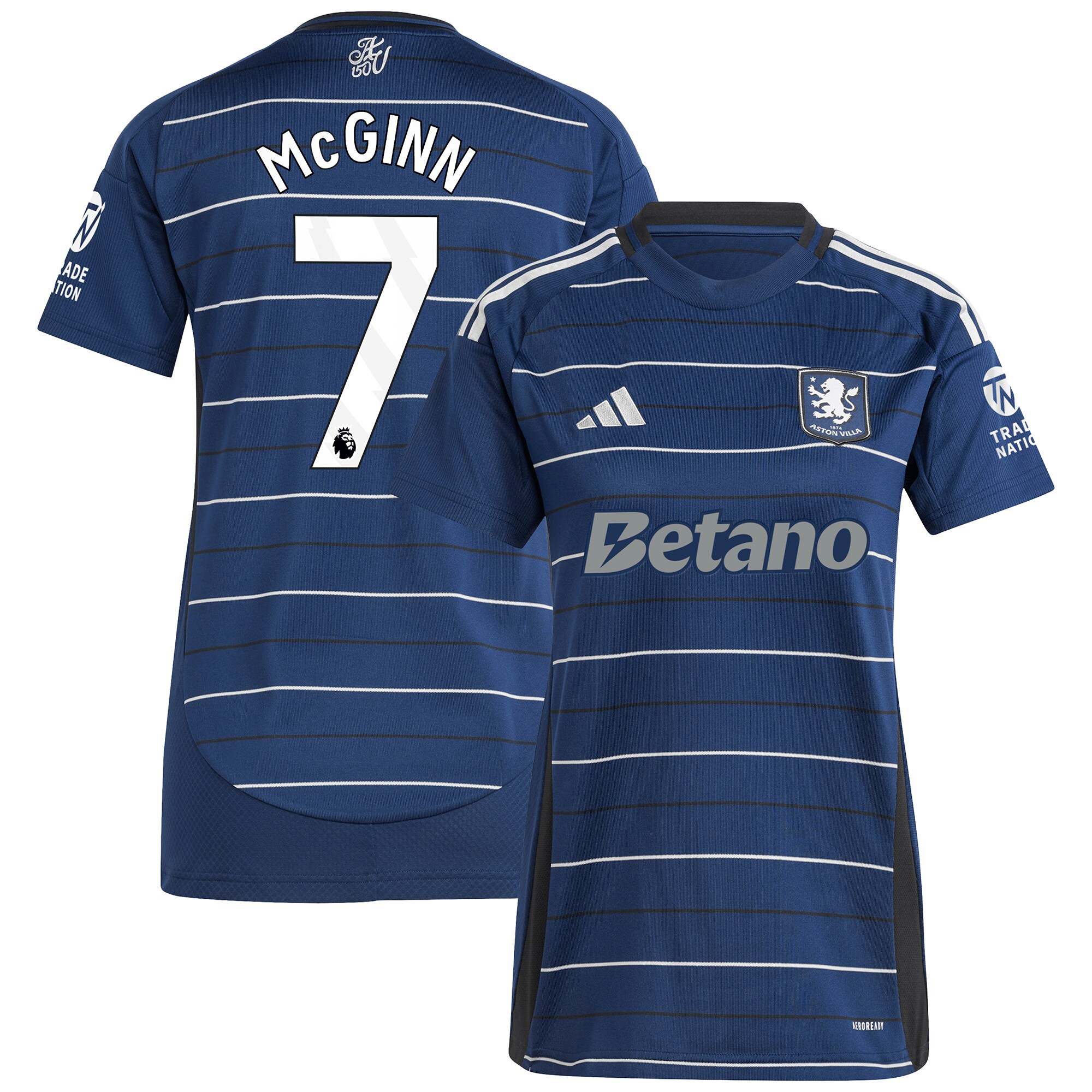 aston villa adidas third shirt 2024-25 – womens with mcginn 7 printing Collection - Official Aston Villa Shirts & Jerseys