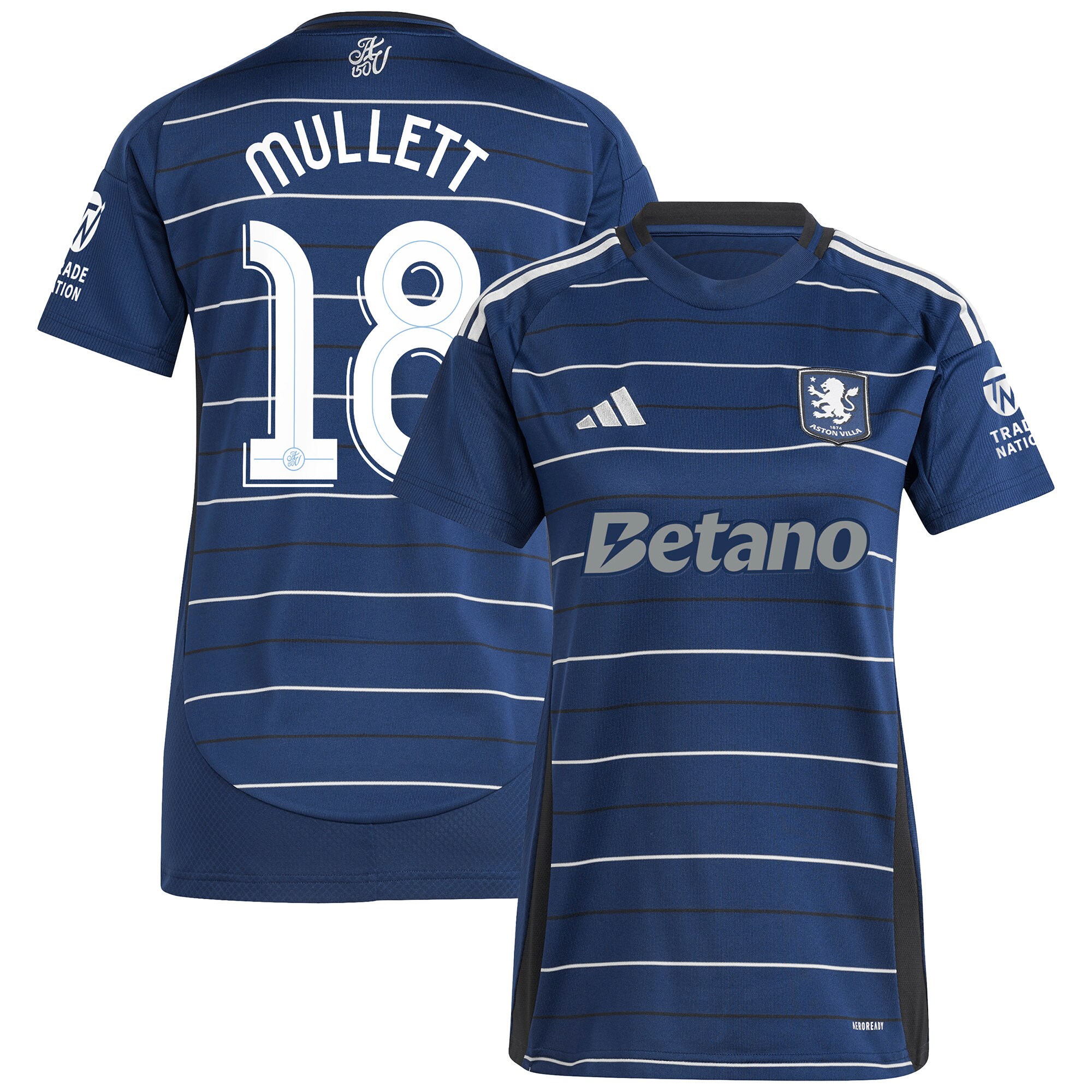 aston villa adidas third shirt 2024-25 – womens with mullett 18 cup printing Collection - Official Aston Villa Shirts & Jerseys