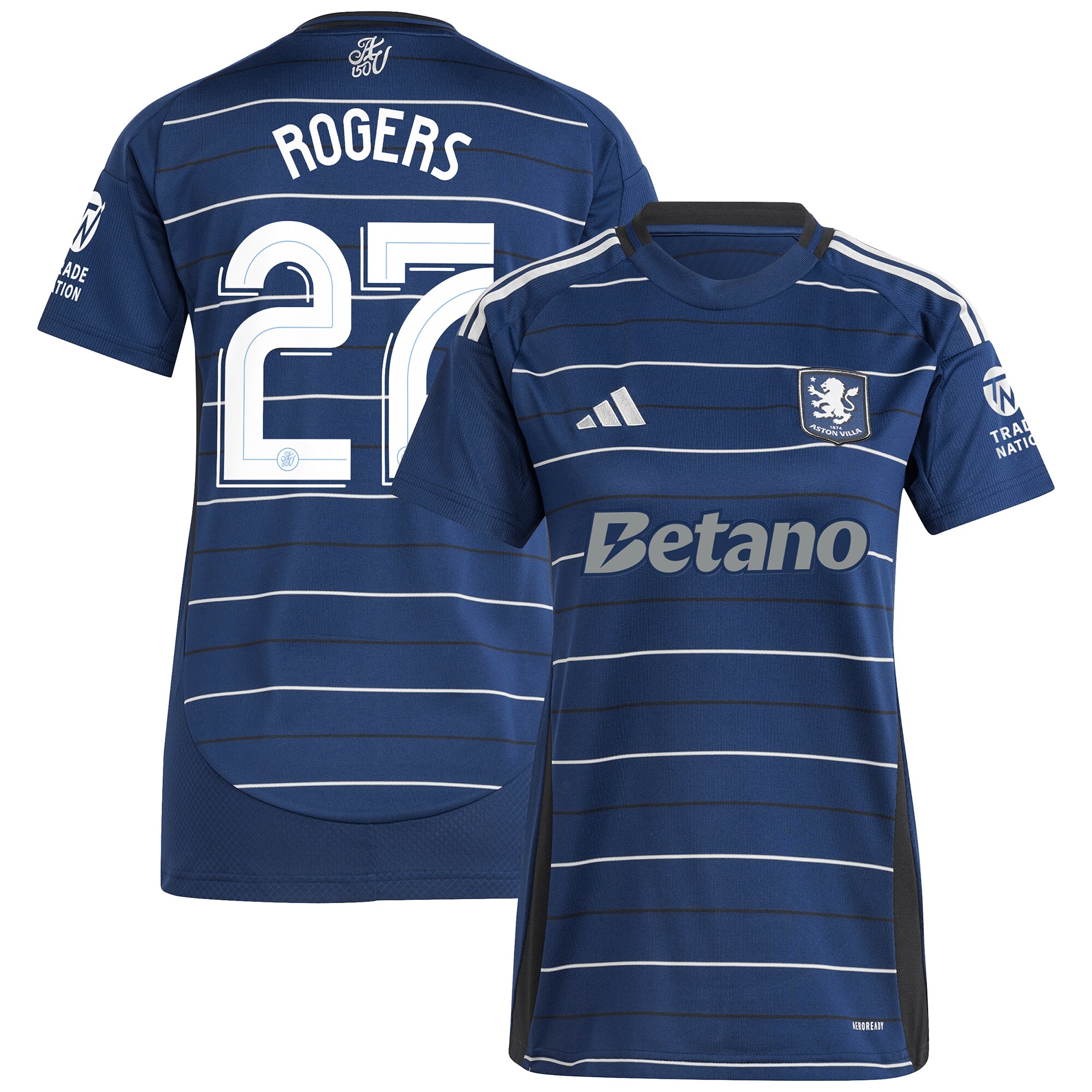 aston villa adidas third shirt 2024-25 – womens with rogers 27 cup printing Collection - Official Aston Villa Shirts & Jerseys
