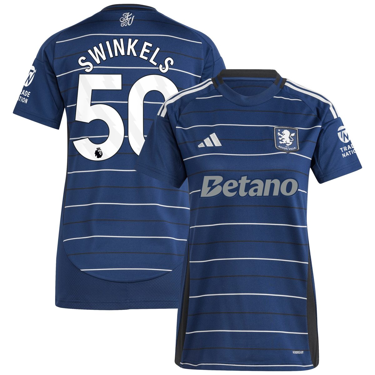 aston villa adidas third shirt 2024-25 – womens with swinkels 50 printing Collection - Official Aston Villa Shirts & Jerseys