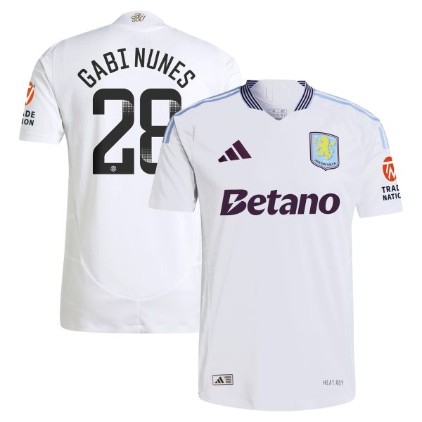 aston villa adidas wsl away authentic shirt 2024-25 with gabi nunes 28 printing Collection - Official Aston Villa Shirts & Jerseys
