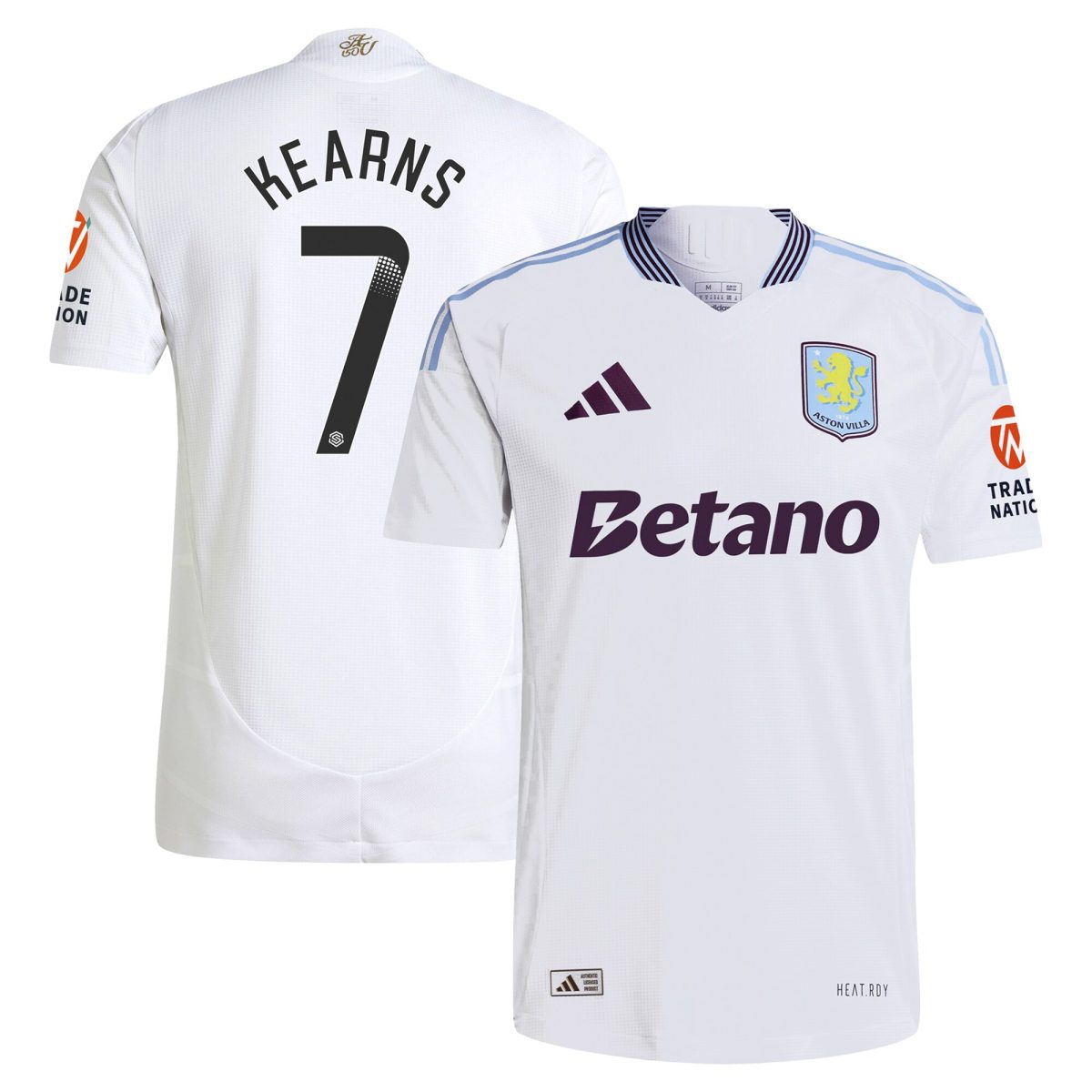 aston villa adidas wsl away authentic shirt 2024-25 with kearns 7 printing Collection - Official Aston Villa Shirts & Jerseys