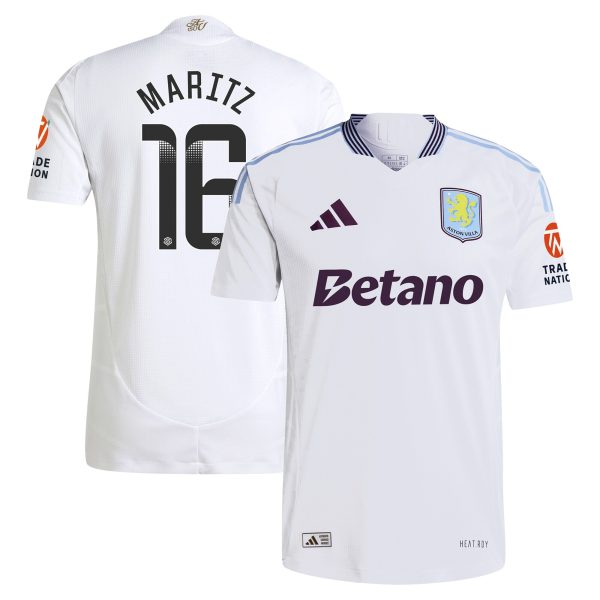 aston villa adidas wsl away authentic shirt 2024-25 with maritz 16 printing Collection - Official Aston Villa Shirts & Jerseys