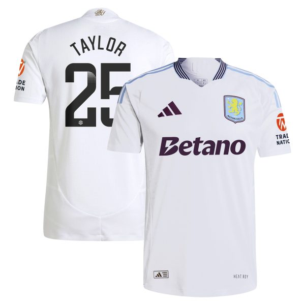 aston villa adidas wsl away authentic shirt 2024-25 with taylor 25 printing Collection - Official Aston Villa Shirts & Jerseys