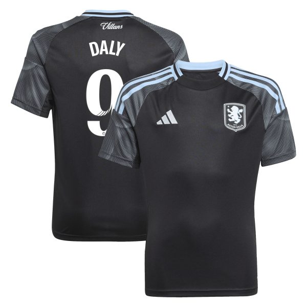 aston villa adidas wsl away shirt 2025-26 – kids with daly 9 printing Collection - Official Aston Villa Shirts & Jerseys