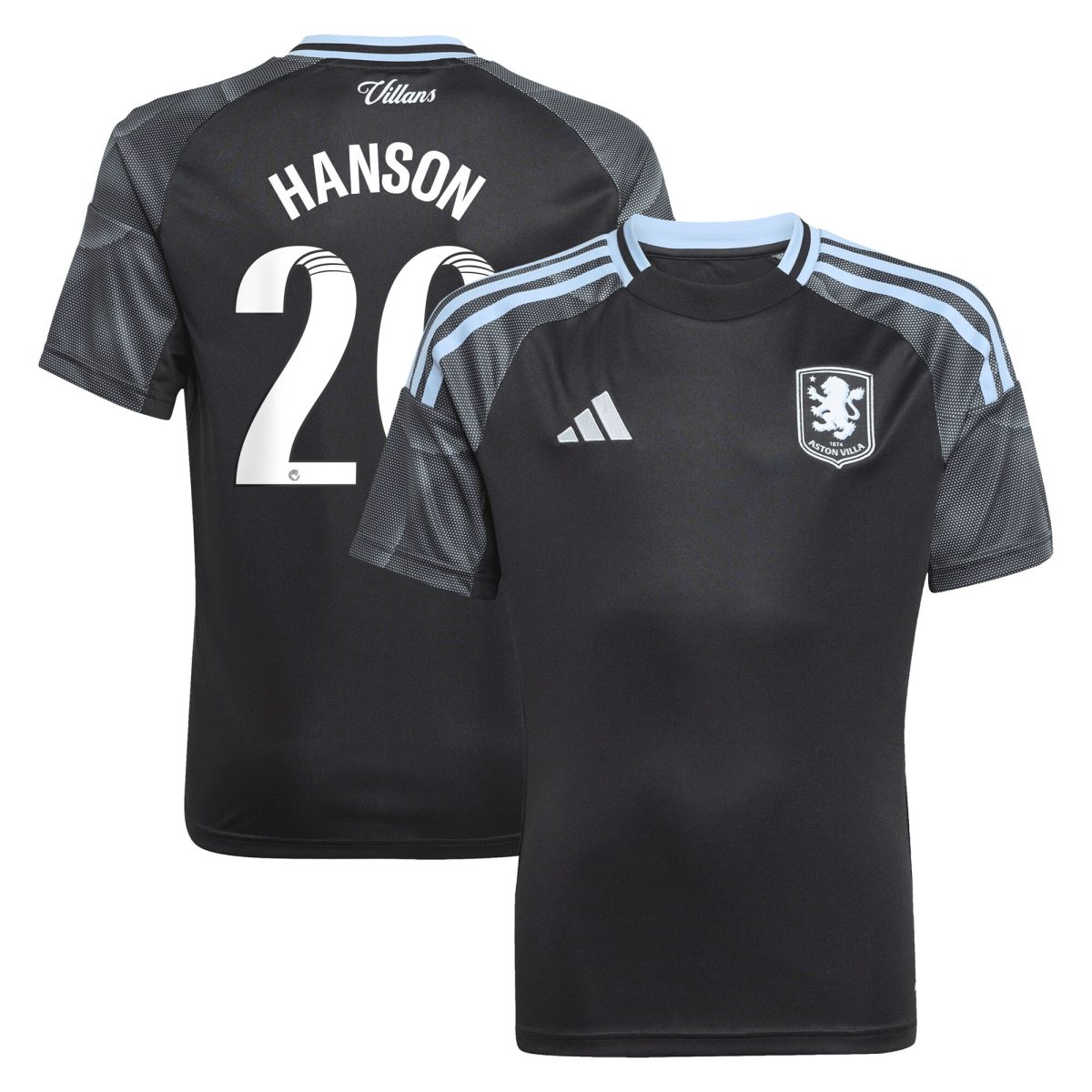 aston villa adidas wsl away shirt 2025-26 – kids with hanson 20 printing Collection - Official Aston Villa Shirts & Jerseys