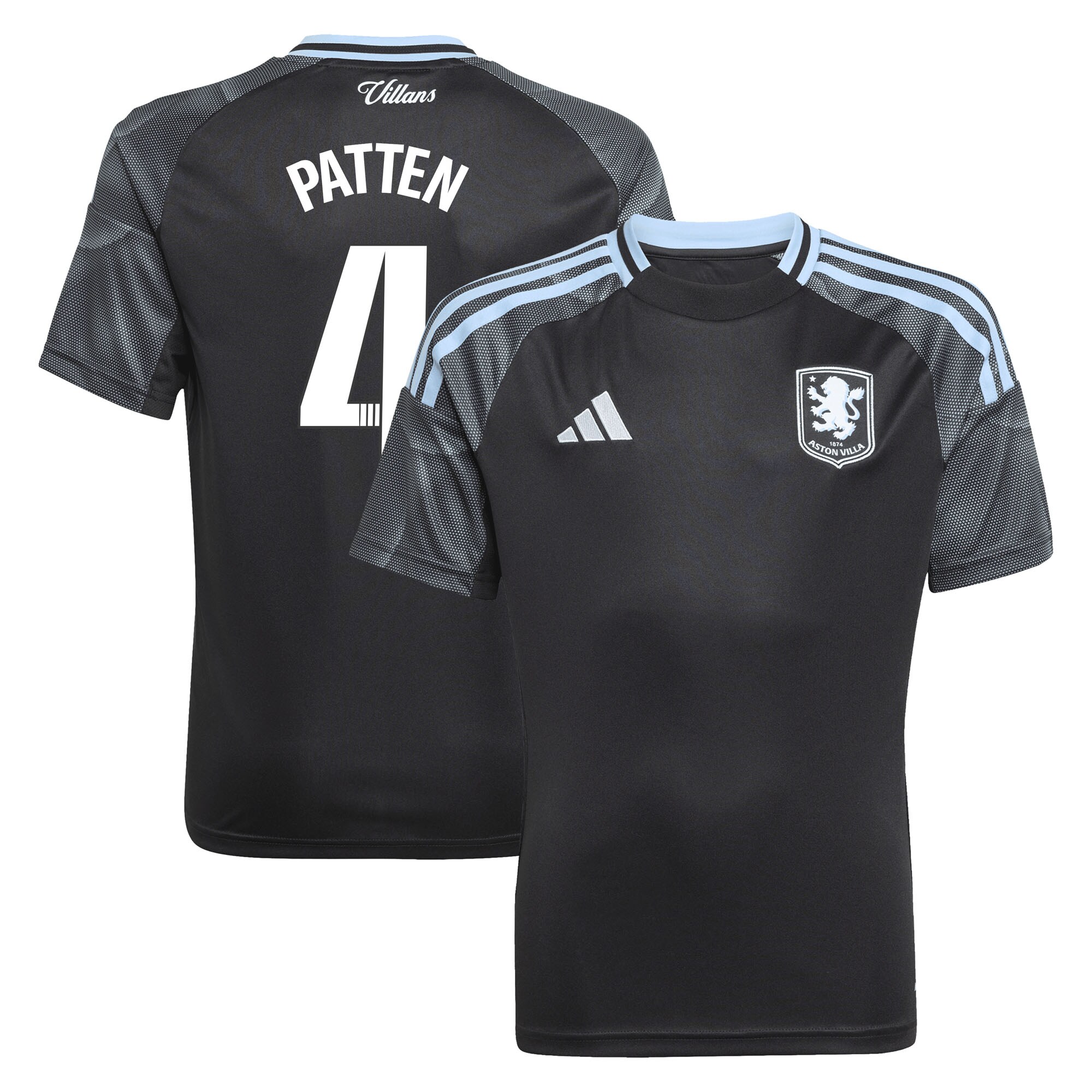 aston villa adidas wsl away shirt 2025-26 – kids with patten 4 printing Collection - Official Aston Villa Shirts & Jerseys