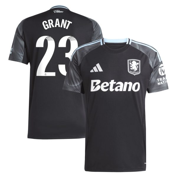 aston villa adidas wsl away shirt 2025-26 with grant 23 printing Collection - Official Aston Villa Shirts & Jerseys