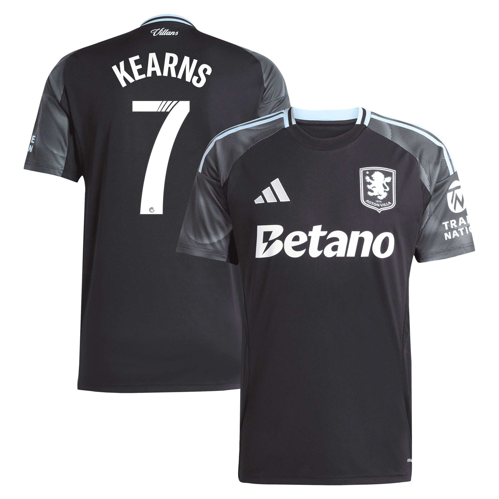 aston villa adidas wsl away shirt 2025-26 with kearns 7 printing Collection - Official Aston Villa Shirts & Jerseys
