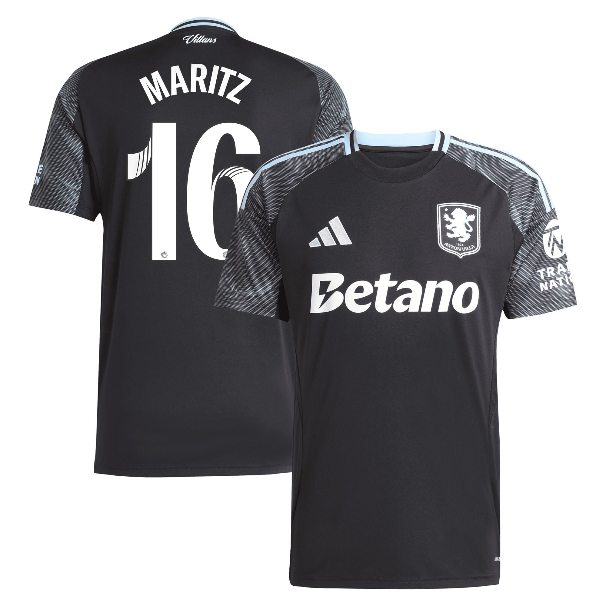 aston villa adidas wsl away shirt 2025-26 with maritz 16 printing Collection - Official Aston Villa Shirts & Jerseys