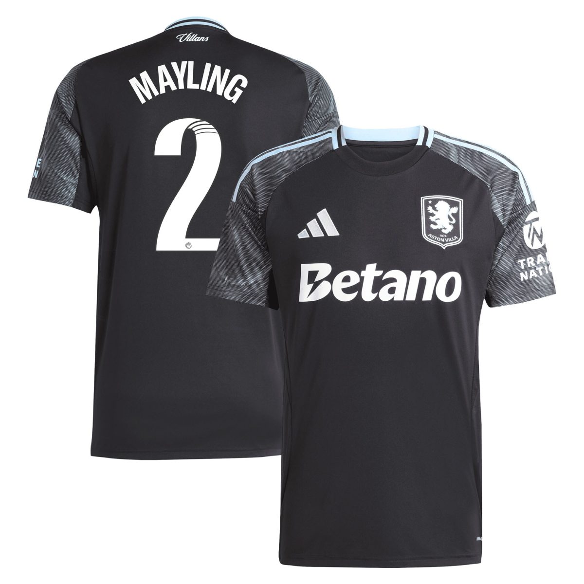 aston villa adidas wsl away shirt 2025-26 with mayling 2 printing Collection - Official Aston Villa Shirts & Jerseys