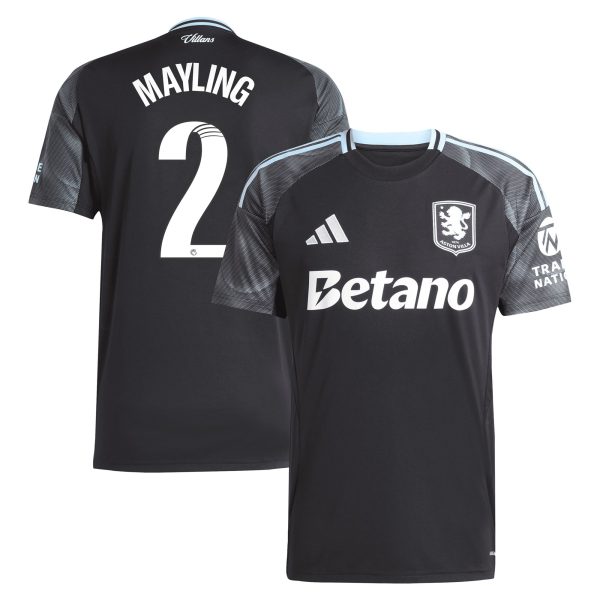 aston villa adidas wsl away shirt 2025-26 with mayling 2 printing Collection - Official Aston Villa Shirts & Jerseys