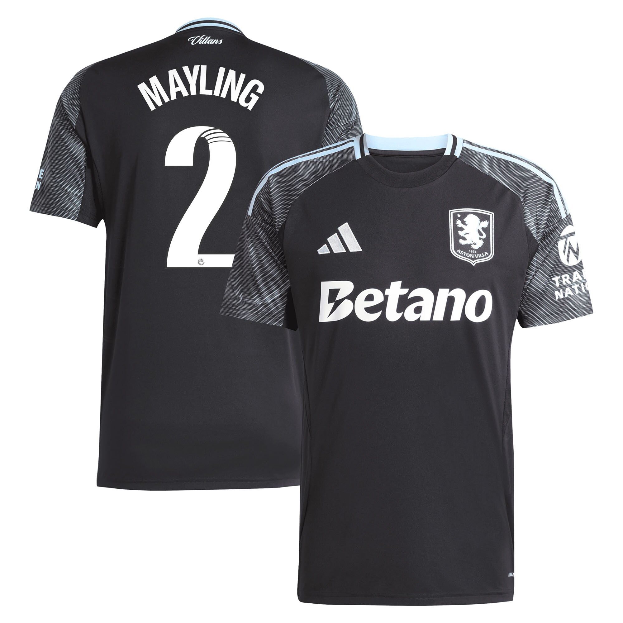 aston villa adidas wsl away shirt 2025-26 with mayling 2 printing Collection - Official Aston Villa Shirts & Jerseys