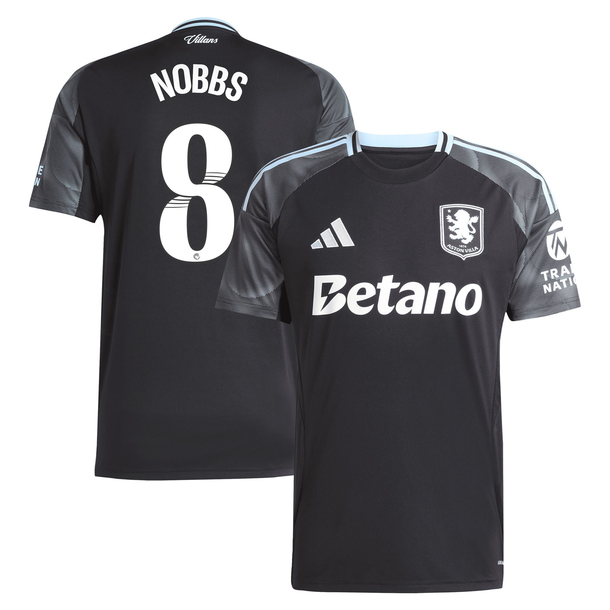 aston villa adidas wsl away shirt 2025-26 with nobbs 8 printing Collection - Official Aston Villa Shirts & Jerseys