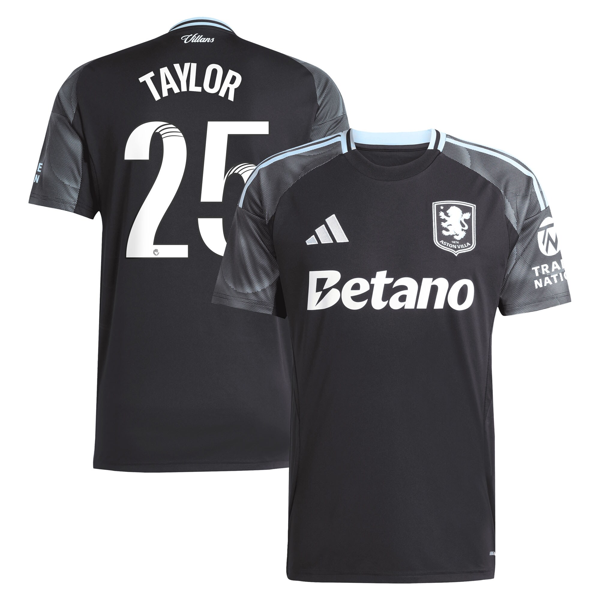 aston villa adidas wsl away shirt 2025-26 with taylor 25 printing Collection - Official Aston Villa Shirts & Jerseys