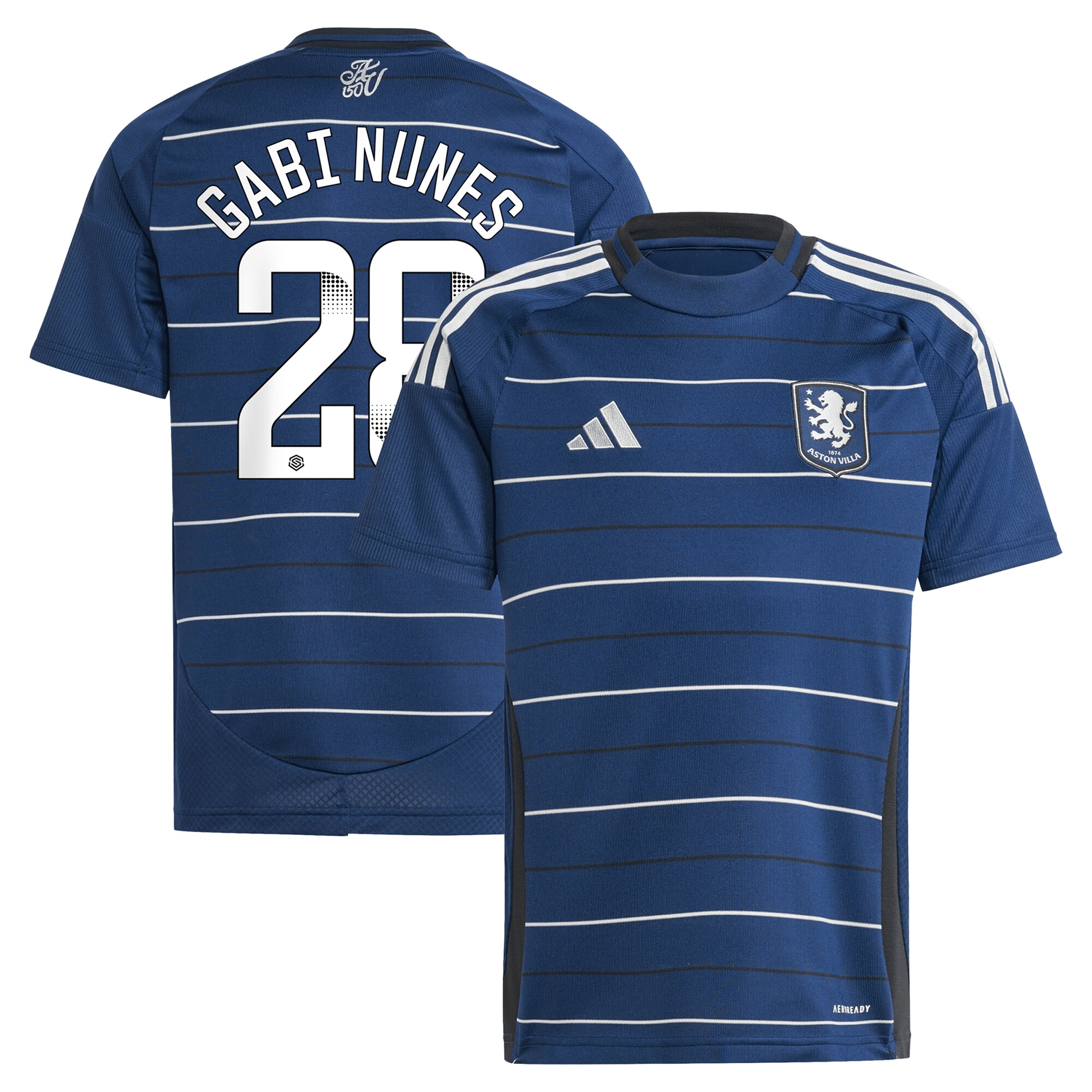 aston villa adidas wsl third shirt 2024-25 – kids with gabi nunes 28 printing Collection - Official Aston Villa Shirts & Jerseys