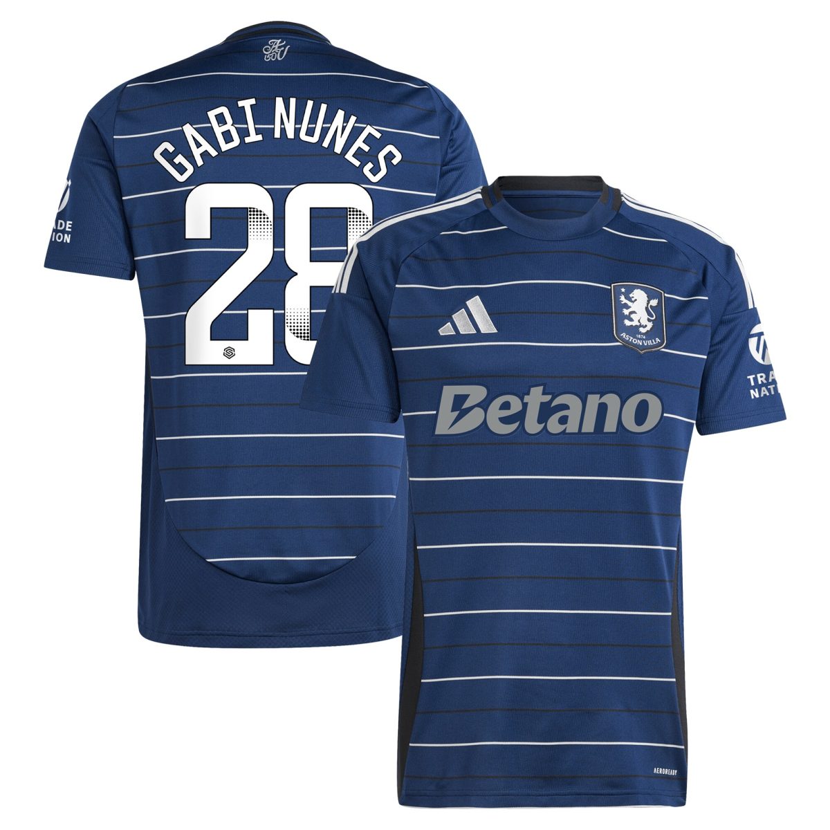 aston villa adidas wsl third shirt 2024-25 with gabi nunes 28 printing Collection - Official Aston Villa Shirts & Jerseys