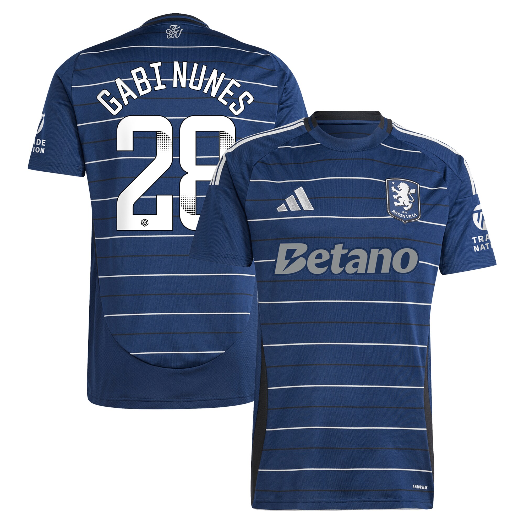 aston villa adidas wsl third shirt 2024-25 with gabi nunes 28 printing Collection - Official Aston Villa Shirts & Jerseys