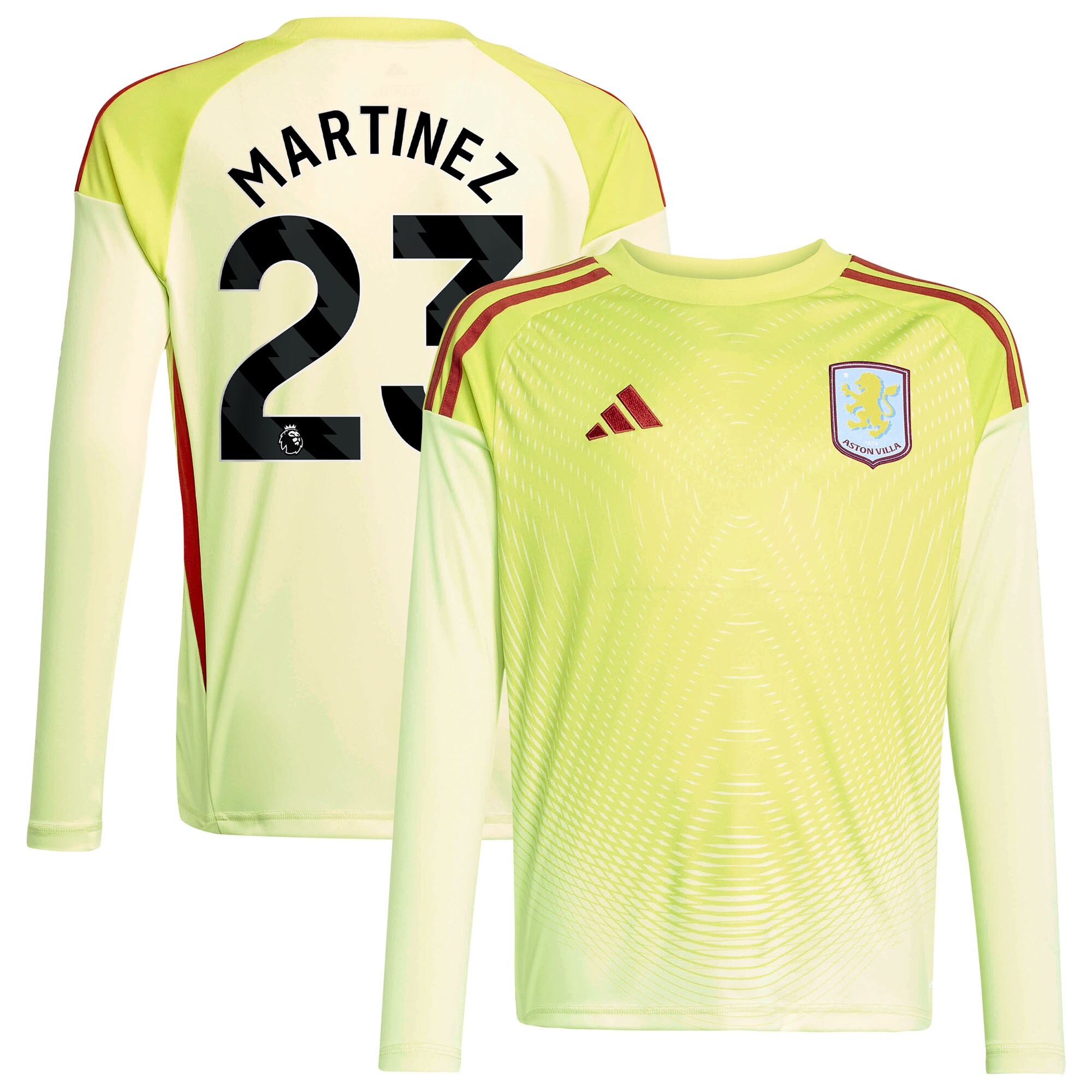 aston villa away goalkeeper shirt 2025-26 – kids with martinez 23 printing Collection - Official Aston Villa Shirts & Jerseys