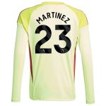 aston villa away goalkeeper shirt 2025-26 – kids with martinez 23 printing Collection - Official Aston Villa Shirts & Jerseys
