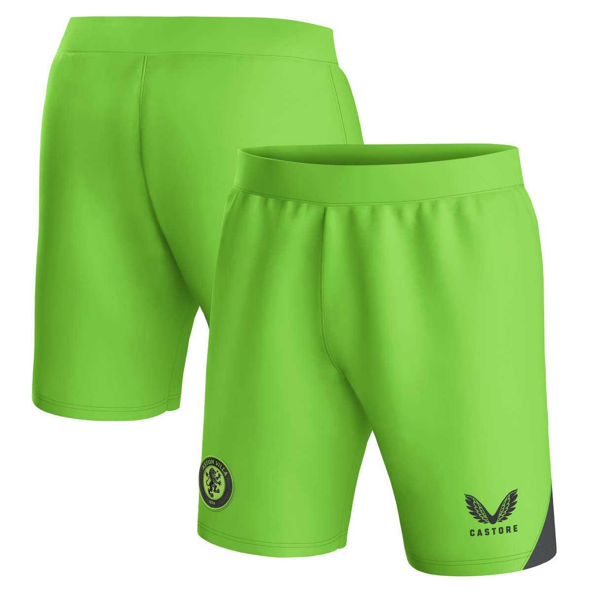 aston villa castore away goalkeeper shorts 2023-24 – kids – 13385917 with custom printing Collection - Official Aston Villa Shirts & Jerseys
