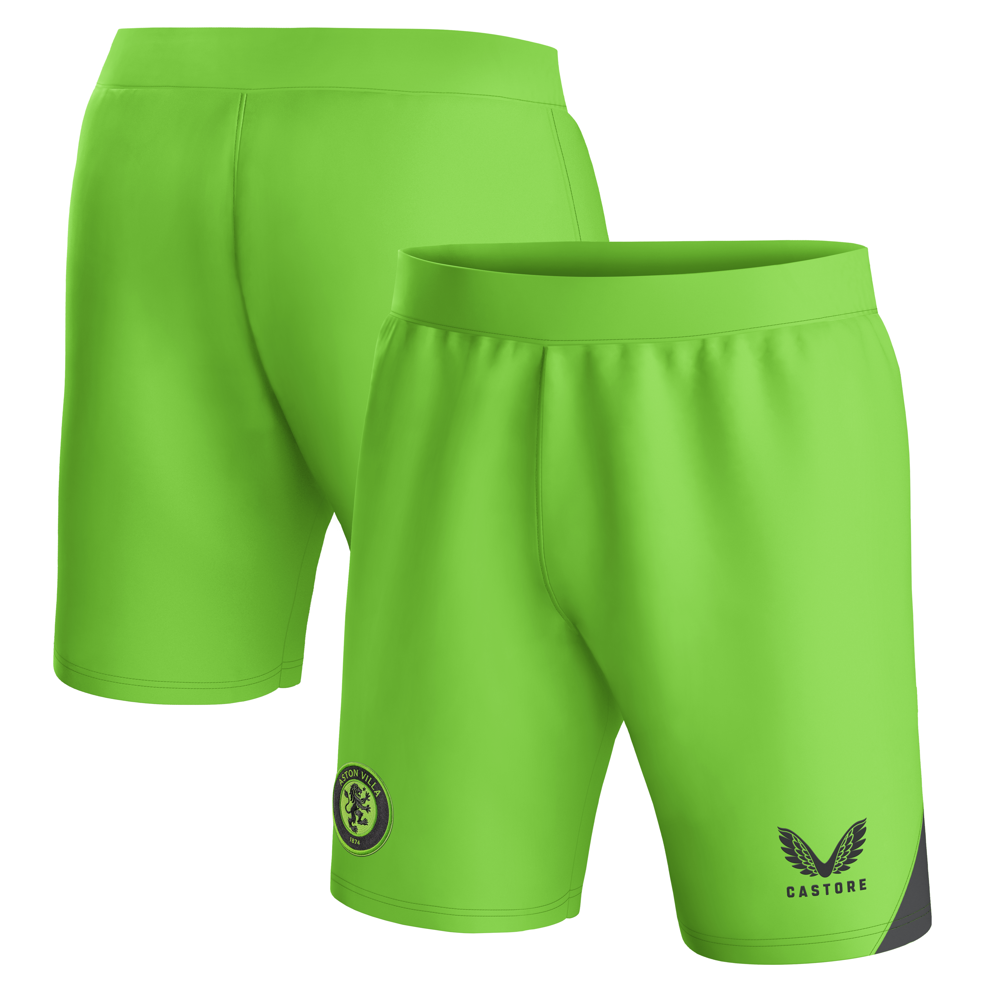 aston villa castore away goalkeeper shorts 2023-24 – kids – 13385917 with custom printing Collection - Official Aston Villa Shirts & Jerseys
