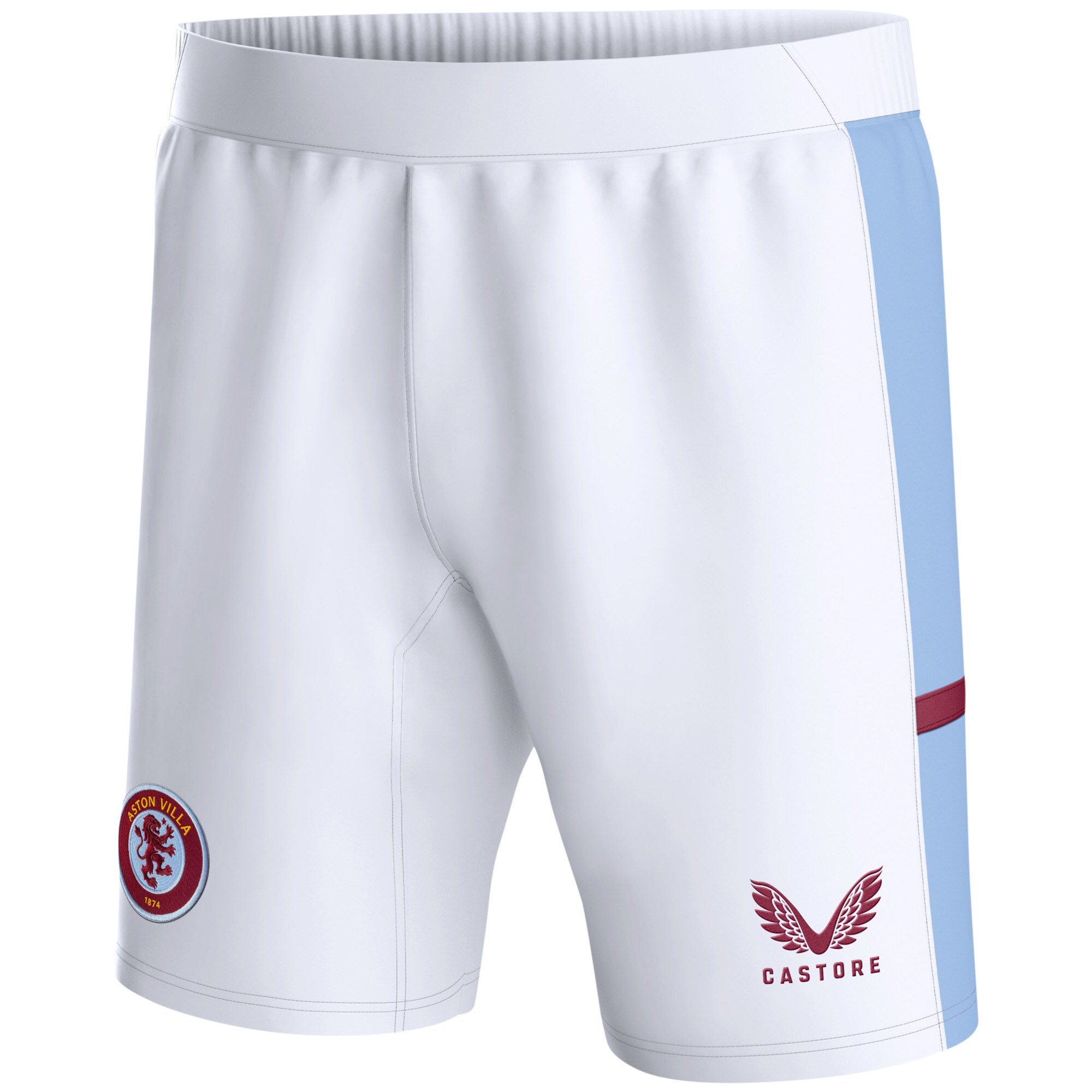 aston villa castore home shorts 2023-24 – kids with custom printing Collection - Official Aston Villa Shirts & Jerseys