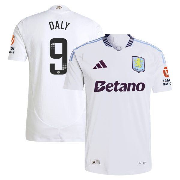 aston villa wsl adidas away authentic shirt 2024-25 with daly 9 printing Collection - Official Aston Villa Shirts & Jerseys