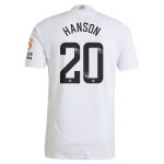 aston villa wsl adidas away authentic shirt 2024-25 with hanson 20 printing Collection - Official Aston Villa Shirts & Jerseys