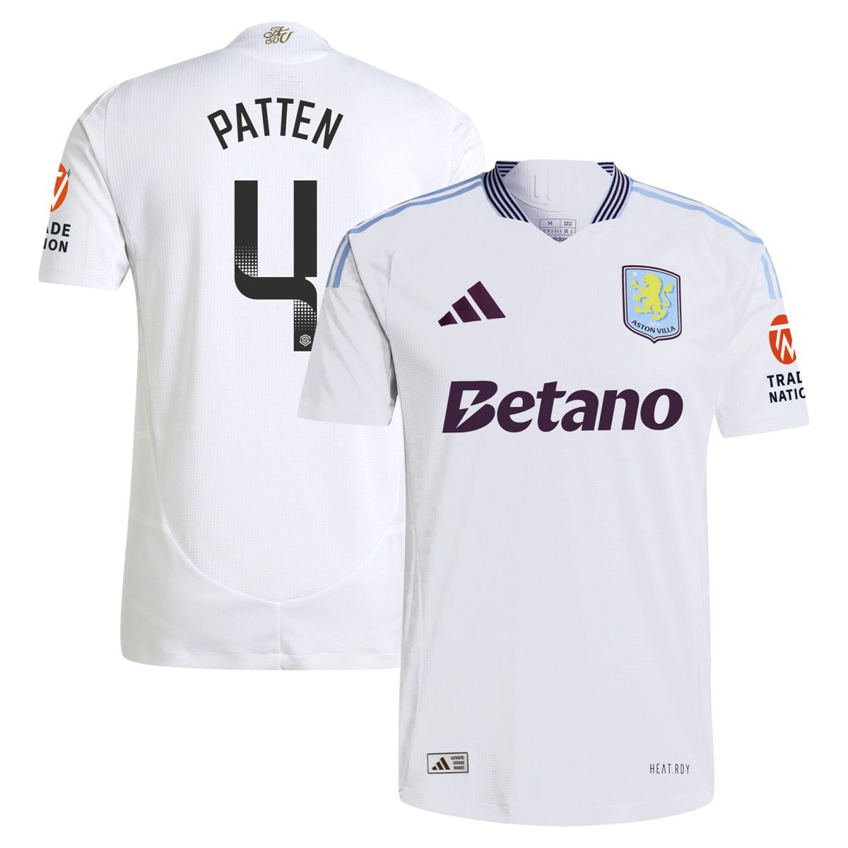 aston villa wsl adidas away authentic shirt 2024-25 with patten 4 printing Collection - Official Aston Villa Shirts & Jerseys