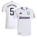 aston villa wsl adidas away authentic shirt 2024-25 with staniforth 5 printing Collection - Official Aston Villa Shirts & Jerseys