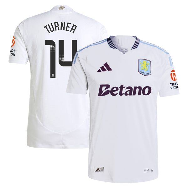 aston villa wsl adidas away authentic shirt 2024-25 with turner 14 printing Collection - Official Aston Villa Shirts & Jerseys