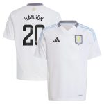 aston villa wsl adidas away shirt 2024-25 – kids with hanson 20 printing Collection - Official Aston Villa Shirts & Jerseys