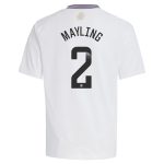 aston villa wsl adidas away shirt 2024-25 – kids with mayling 2 printing Collection - Official Aston Villa Shirts & Jerseys