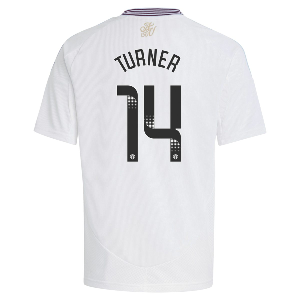 aston villa wsl adidas away shirt 2024-25 – kids with turner 14 printing Collection - Official Aston Villa Shirts & Jerseys