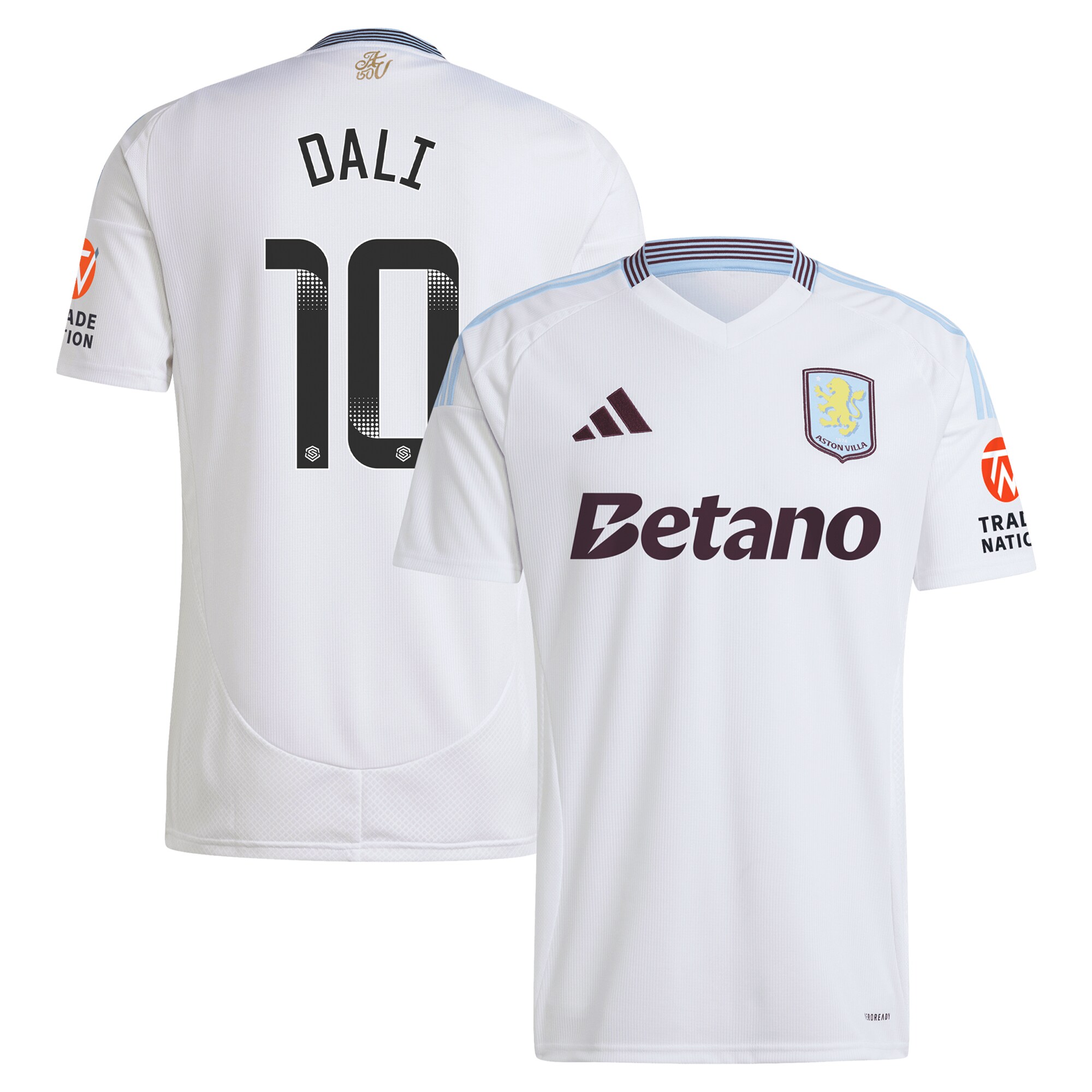 aston villa wsl adidas away shirt 2024-25 with dali 10 printing Collection - Official Aston Villa Shirts & Jerseys
