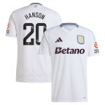 aston villa wsl adidas away shirt 2024-25 with hanson 20 printing Collection - Official Aston Villa Shirts & Jerseys
