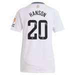 aston villa wsl adidas away shirt 2024-25 – womens with hanson 20 printing Collection - Official Aston Villa Shirts & Jerseys
