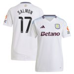 aston villa wsl adidas away shirt 2024-25 – womens with salmon 17 printing Collection - Official Aston Villa Shirts & Jerseys