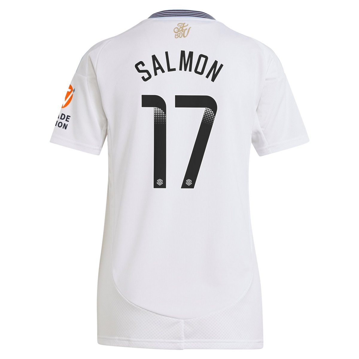 aston villa wsl adidas away shirt 2024-25 – womens with salmon 17 printing Collection - Official Aston Villa Shirts & Jerseys