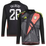 aston villa wsl adidas goalkeeper shirt 2024-25 – long sleeve – kids with talbert 26 printing Collection - Official Aston Villa Shirts & Jerseys