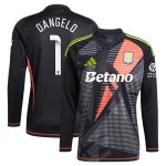 aston villa wsl adidas goalkeeper shirt 2024-25 – long sleeve with d8217angelo 1 printing Collection - Official Aston Villa Shirts & Jerseys